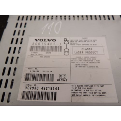 Volvo XC90 CD/DVD keitiklis 306794651, 30679465-1
