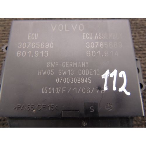 Volvo XC90 Parking Assist Distance Control Module 30765690